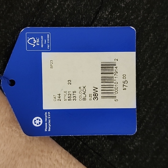 38W Jermyn & Bond Dark Grey Shorts - Picture 3 of 3